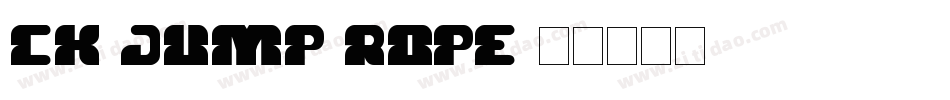 CK Jump Rope字体转换